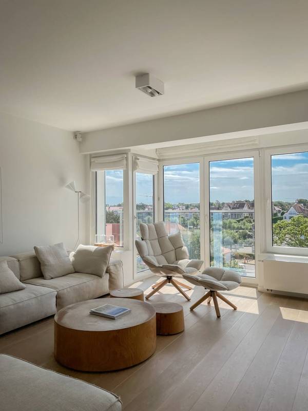 VENTE Appartement 3 CH Knokke-Zoute- Kustlaan / vue dégagée, époustouflante