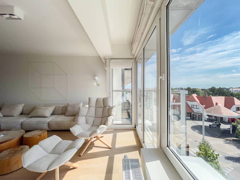 VENTE Appartement 3 CH Knokke-Zoute- Kustlaan / vue dégagée, époustouflante