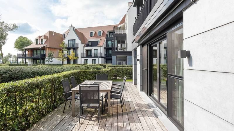 VENTE Appartement 2 CH Knokke-Heist - Duinenwater - Appartement d'angle avec jardin