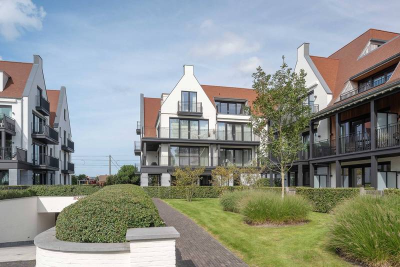 VENTE Appartement 2 CH Knokke-Heist - Duinenwater - Appartement d'angle avec jardin