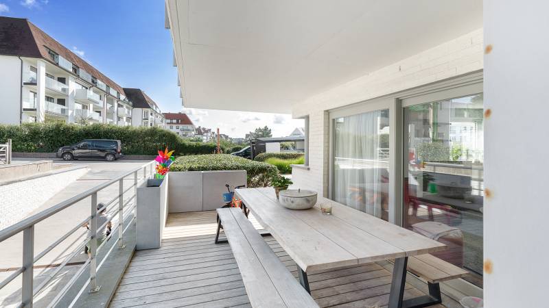 VENTE Appartement 2 CH Knokke-Zoute - Rez-de-jardin / Digue piétonne