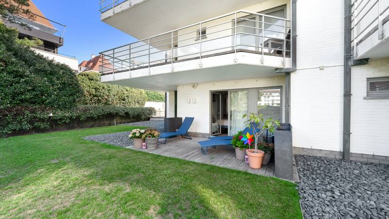 VENTE Appartement 2 CH Knokke-Zoute - Rez-de-jardin / Digue piétonne